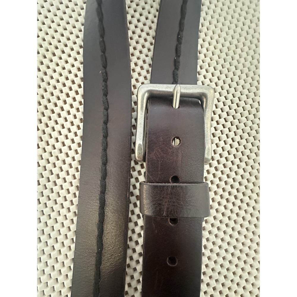 Lucky Brand Mens Sz 42 Brown Genuine Leather Belt Dress Casual Quality Worn Once